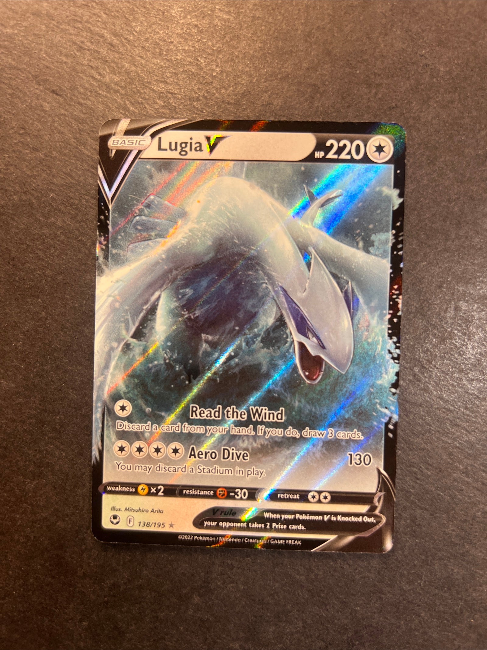 Lugia V - 138/195 Ultra Rare - Pokemon Silver Tempest – JAB Lugia V - 138/195 Ultra Rare - Pokemon Silver Tempest – JAB