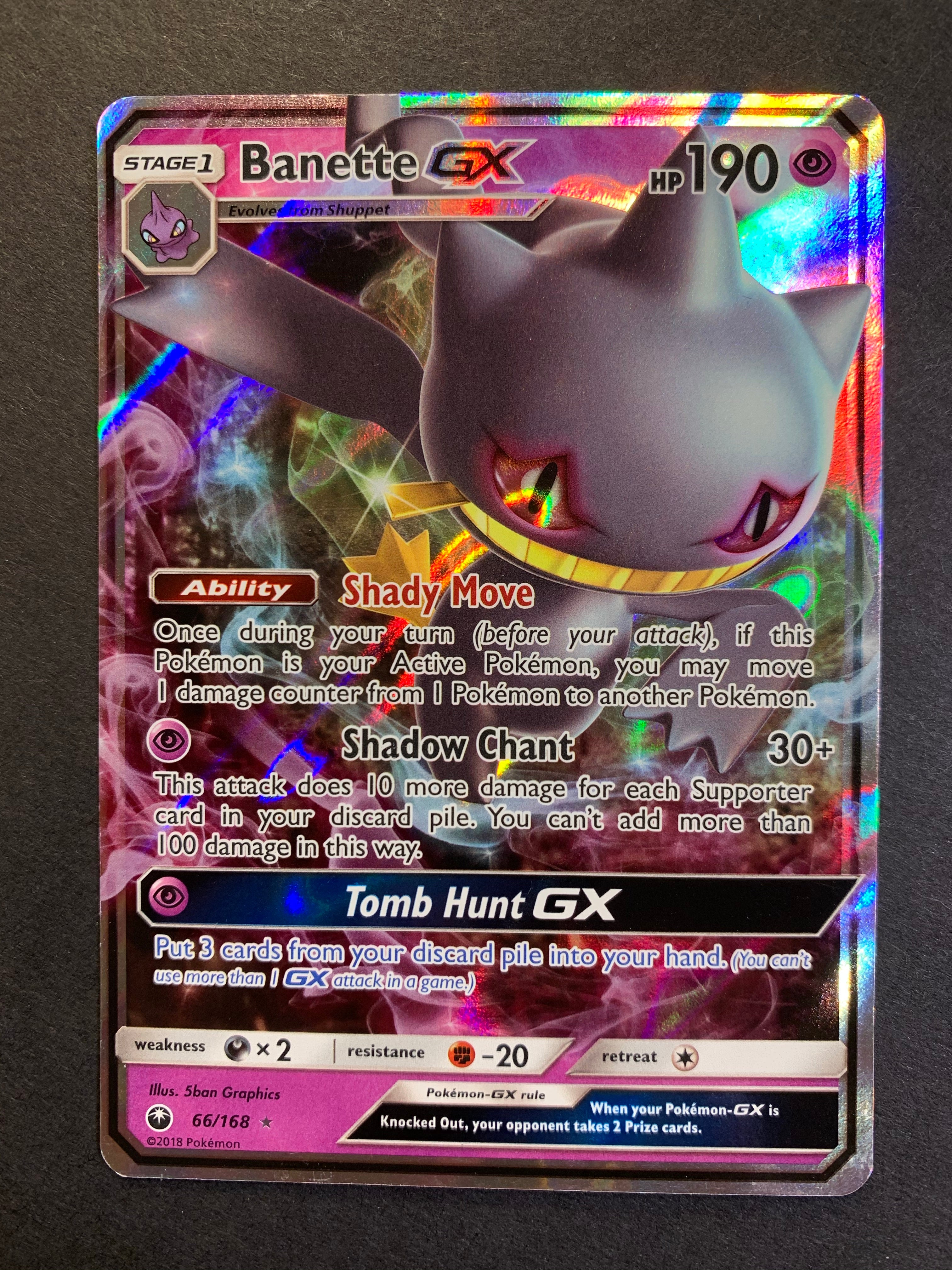 banette gx pokemon card value - Sun & Moon - Celestial Storm - Banette-GX (Full Art) Evolves from Shuppet Banette Card Prices & Value