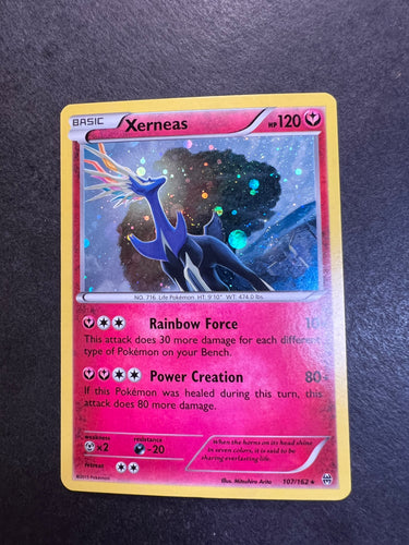 Xerneas - 107/162 Cosmos Holo Rare Promo - XY Breakthrough