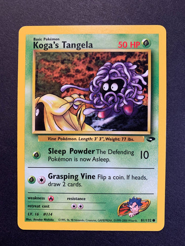 Koga’s Tangela - 81/132 Vintage Gym Challenge