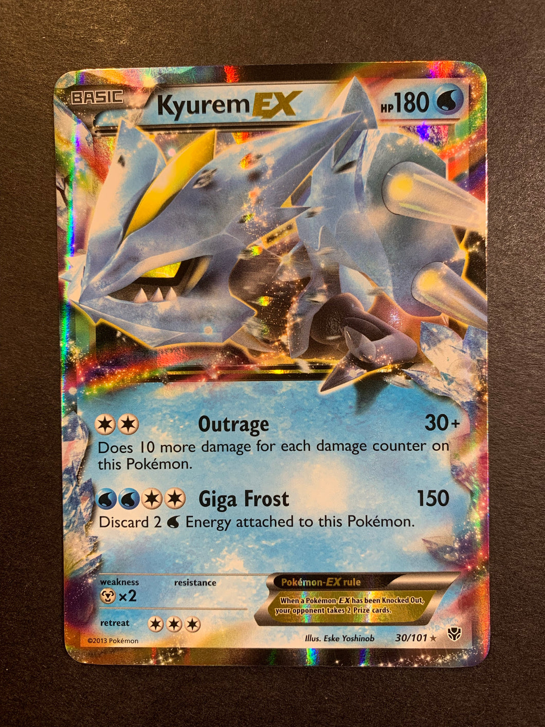 Kyurem EX - 30/101 Ultra Rare - Plasma Blast