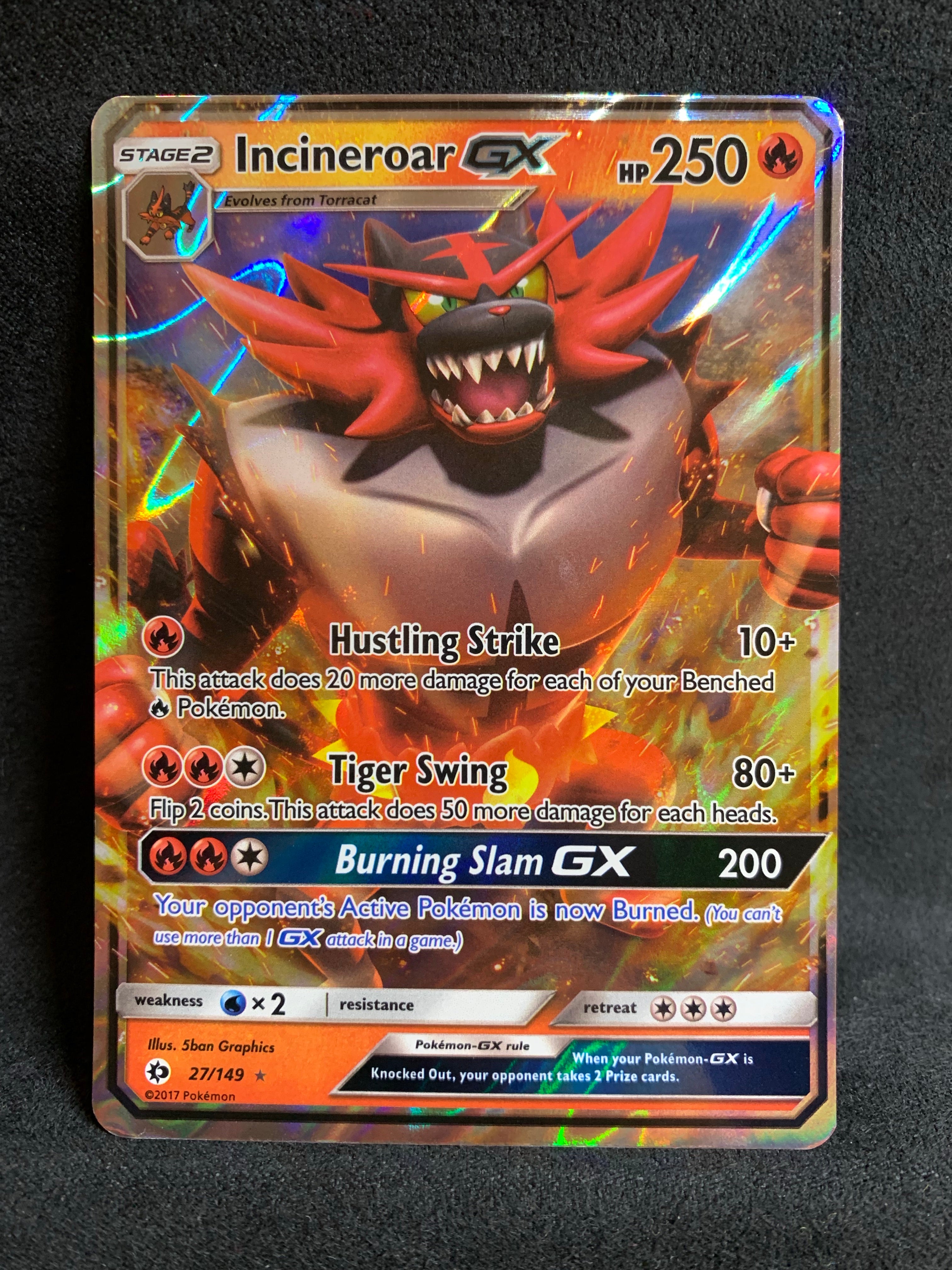 Incineroar-GX - 27/149 - Ultra Rare - Pokemon Sun & Moon Incineroar-GX - 27/149 - Ultra Rare - Pokemon Sun & Moon