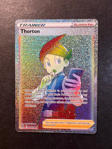 Thorton - 210/196 Hyper Secret Rainbow Rare Trainer - Lost Origin