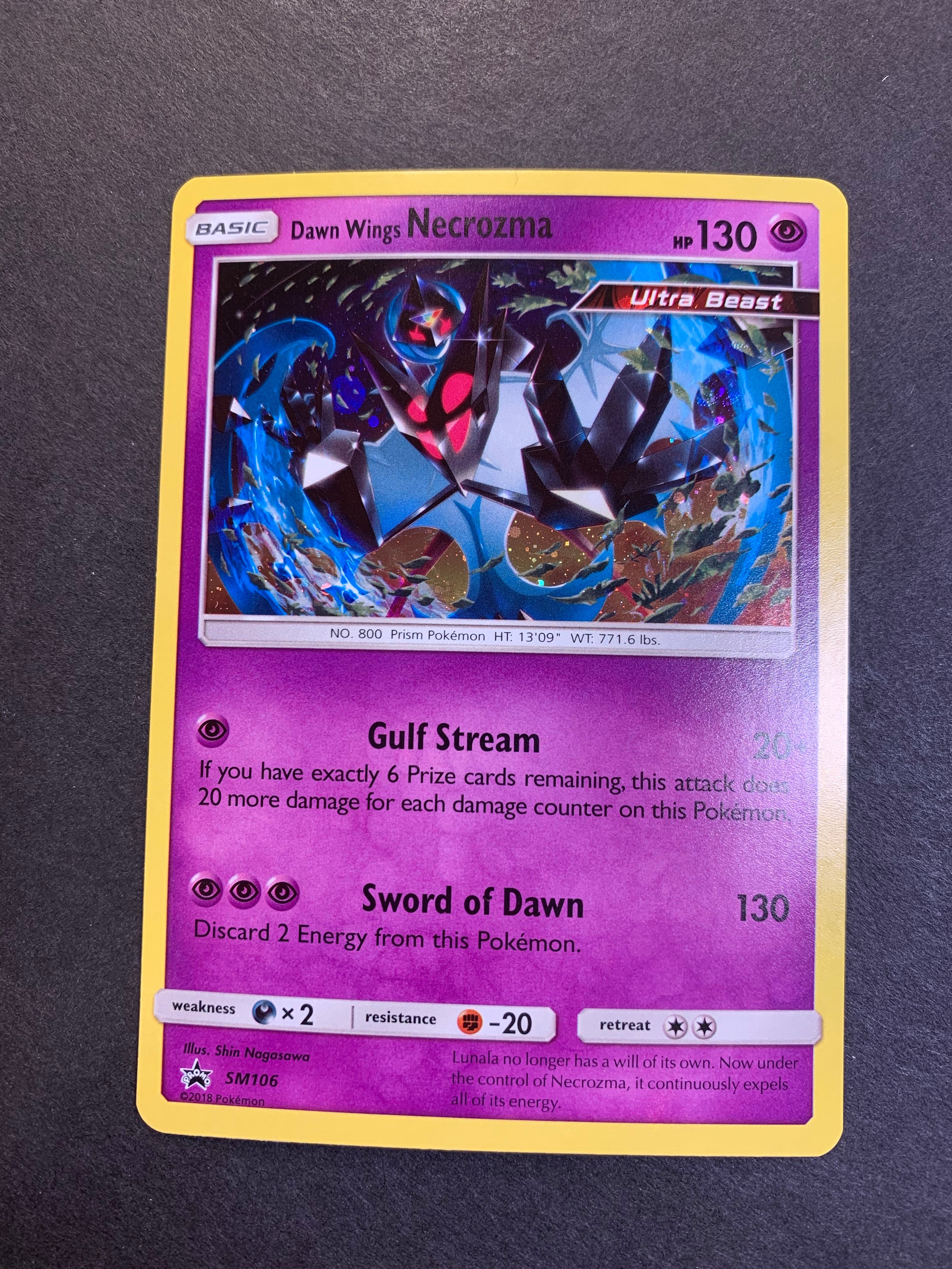 Dawn Wings Necrozma PR-SM SM106