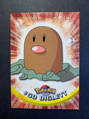 Diglett #50 - Pokemon Topps TV Animation Edition