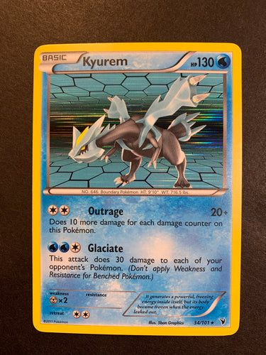 Kyurem - 34/101 Holo Rare