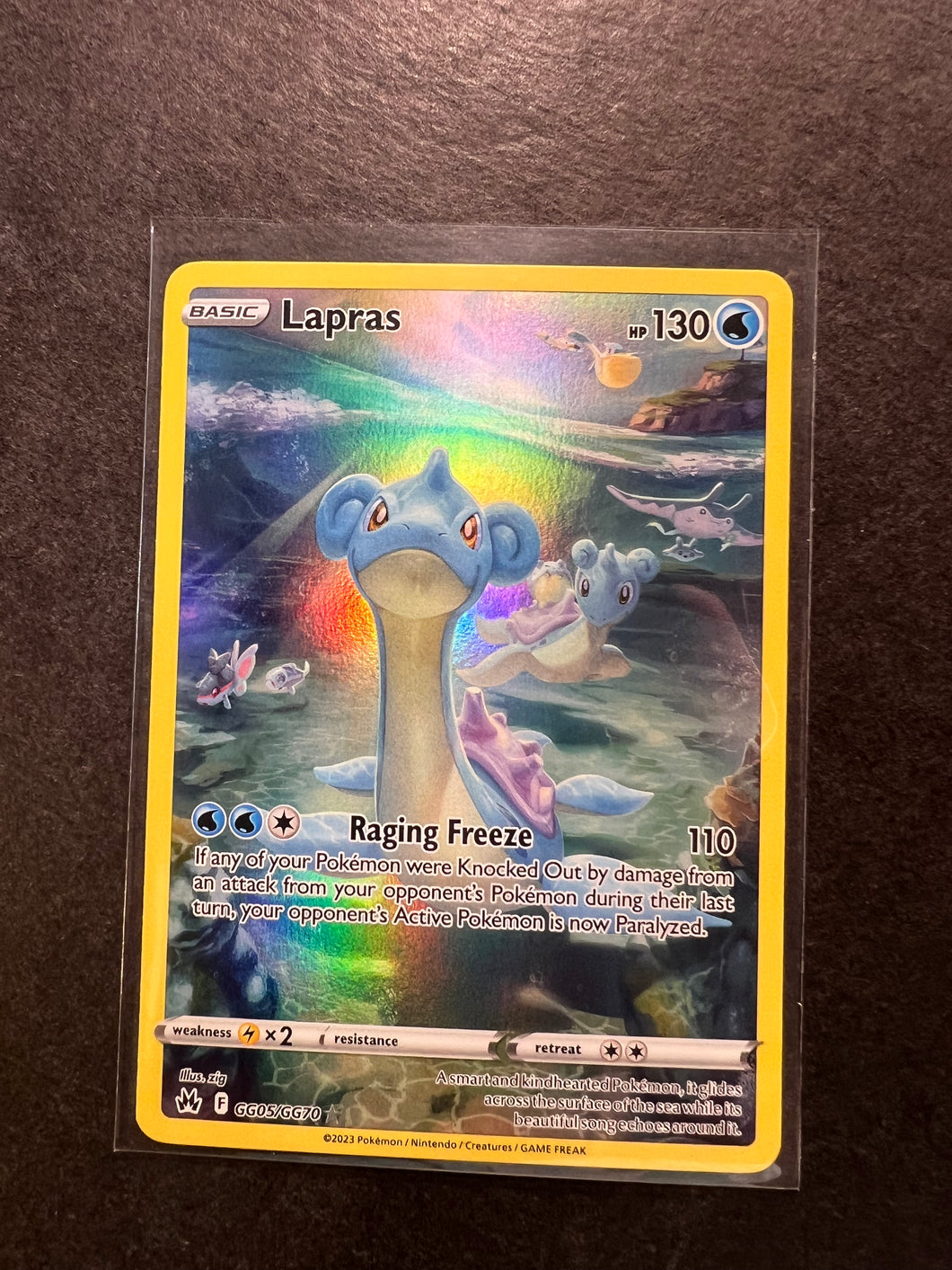 Lapras - GG05/GG70 Holo Ultra Rare - Crown Zenith JAB Games13 Lapras - GG05/GG70 Holo Ultra Rare - Crown Zenith JAB Games13