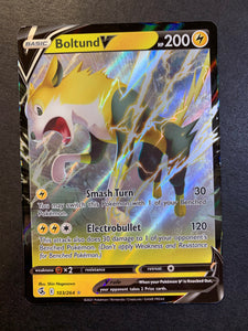 pokemon cards boltund Pokemon Fusion Strike Boltund V #103