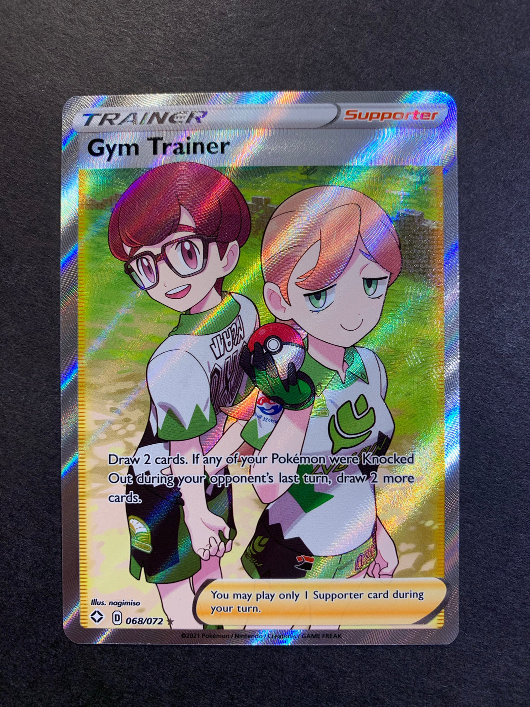 Gym Trainer - 068/072 Full Art Ultra Rare Trainer - Shining Fates