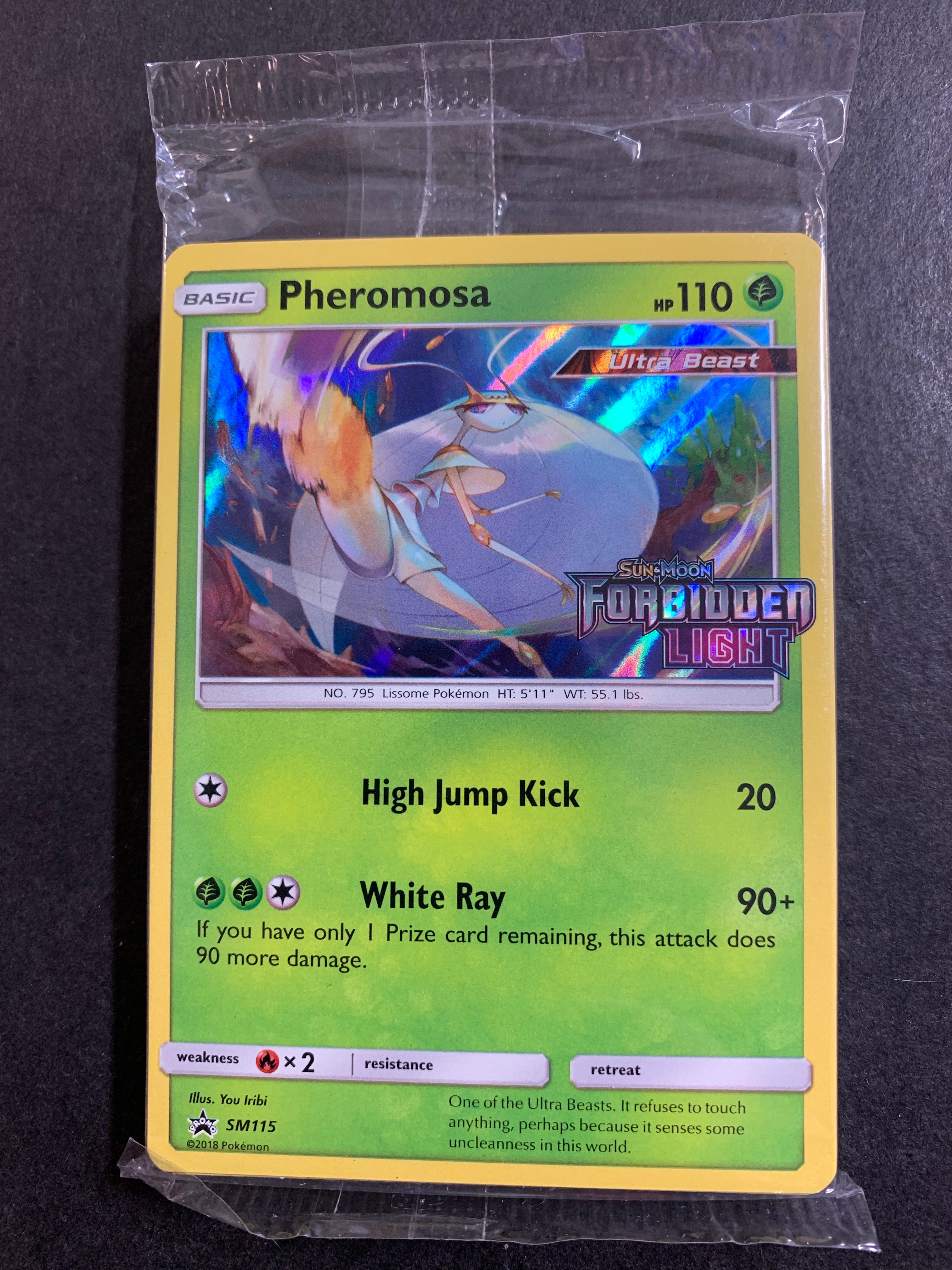Pokemon SM Forbidden Light Card: Ultra Beast - Pheromosa - 11/131