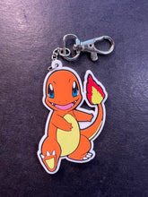 Load image into Gallery viewer, Pokemon Official Charmander Keychain!
