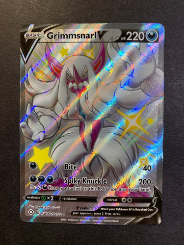 Grimmsnarl V - SV116/SV122 Shiny Full Art Ultra Rare - Shining Fates