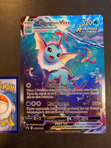 vaporeon pokemon card full art Pokemon Jumbo/Oversized Vaporeon VMax