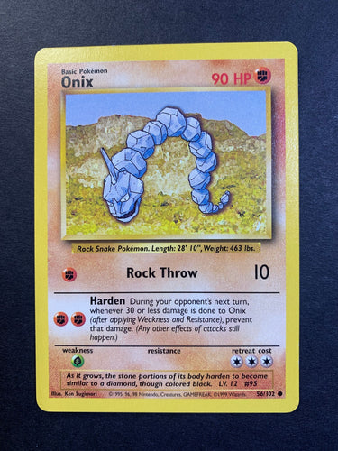 Onix - 56/102 Vintage Base Set