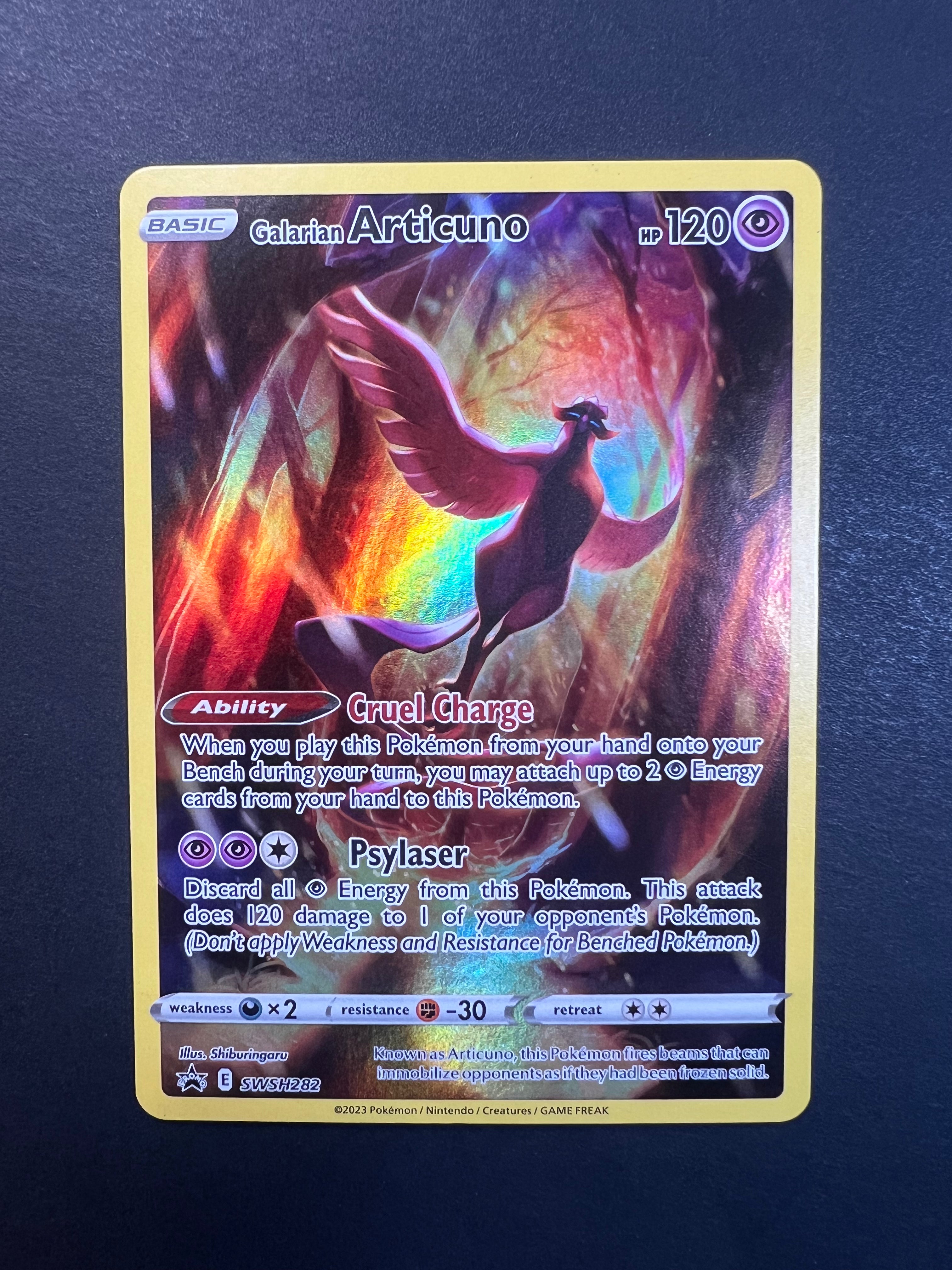 Galarian Articuno - SWSH282 Ultra Rare Promo - Crown Zenith JAB Games13 Galarian Articuno - SWSH282 Ultra Rare Promo - Crown Zenith JAB Games13