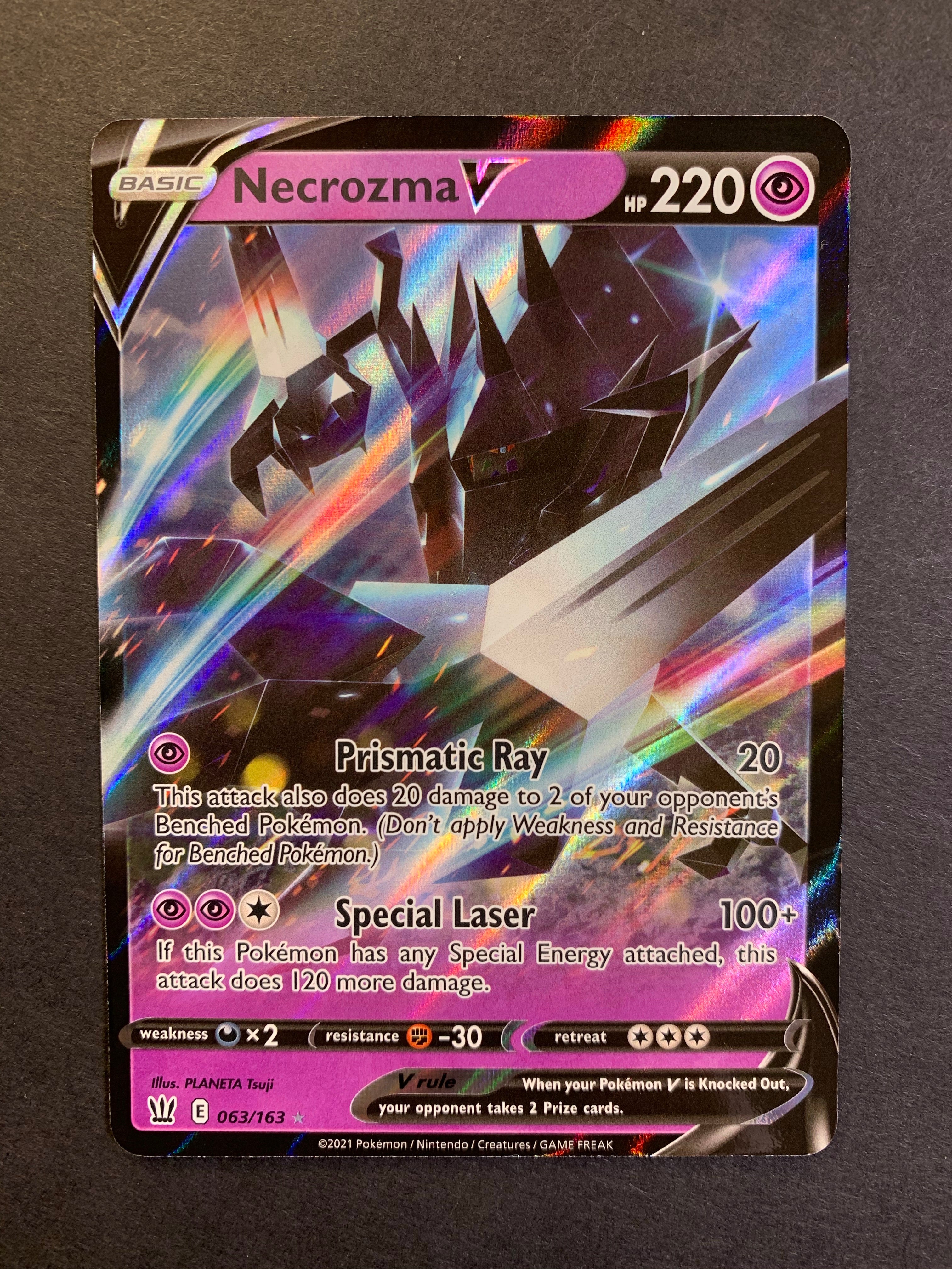 Necrozma V (063/163) [Sword & Shield: Battle Styles] Damaged Holofoil