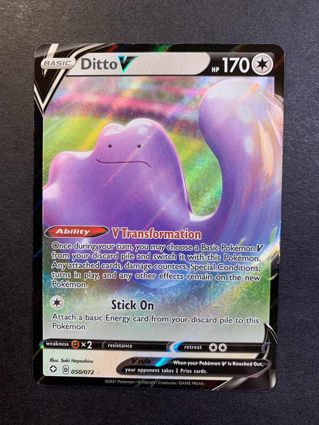 Ditto V - 050/072 Ultra Rare - Shining Fates