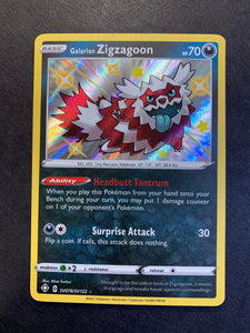 Galarian Zigzagoon - SV078/SV122 Shiny Holo Rare - Shining Fates JAB Games13 Galarian Zigzagoon - SV078/SV122 Shiny Holo Rare - Shining Fates JAB Games13