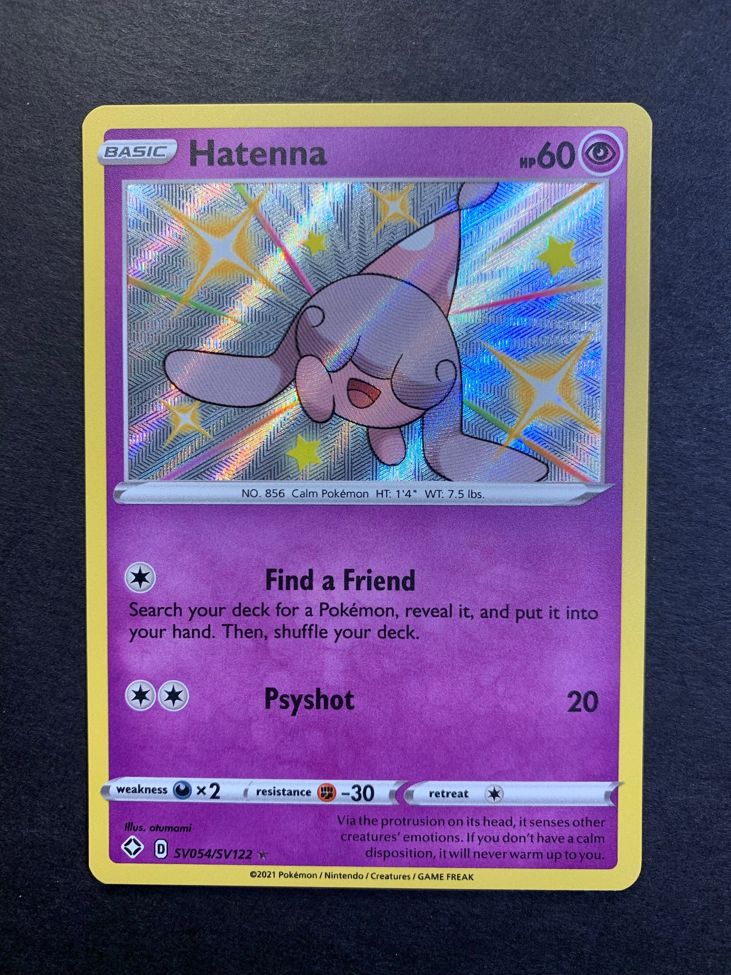 Hatenna - SV054/SV122 Shiny Holo Rare - Shining Fates JAB Games13 Hatenna - SV054/SV122 Shiny Holo Rare - Shining Fates JAB Games13