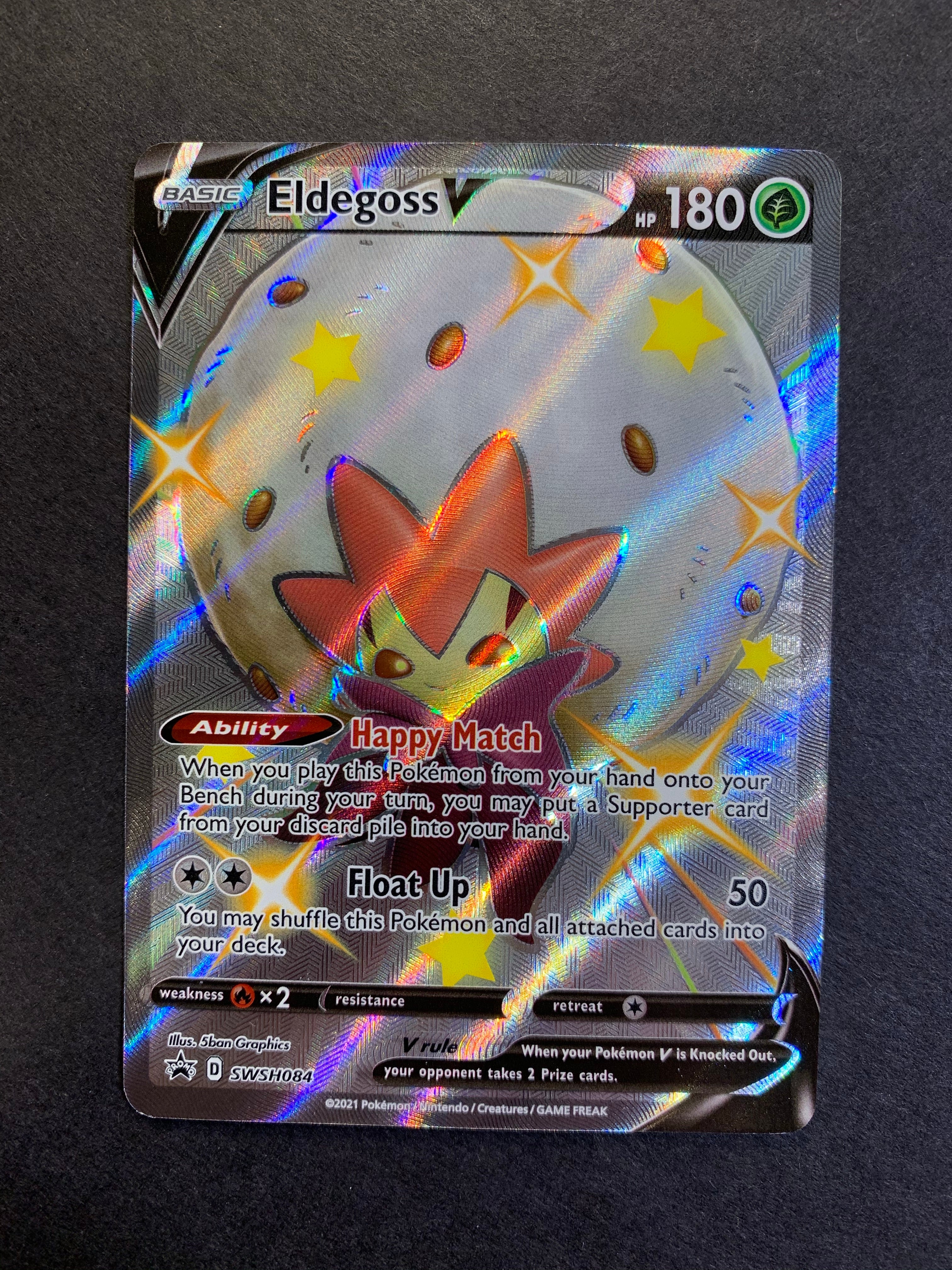 Eldegoss V - SWSH084 Shiny Full Art Ultra Rare Promo
