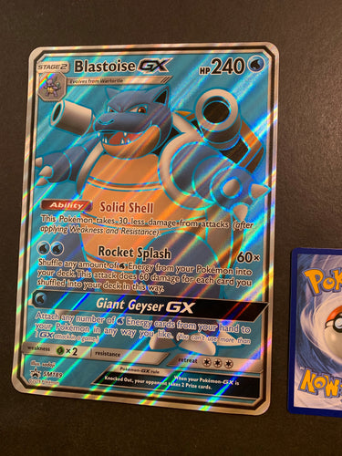 Pokemon Jumbo Blastoise GX - SM189 Full Art Ultra Rare Promo