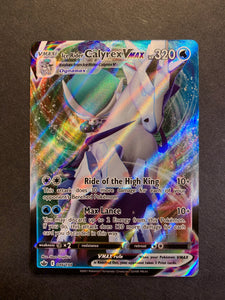 calyrex pokemon cards Ice Rider Calyrex VMax - 046/198 Full Art Ultra Rare