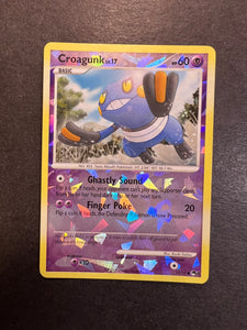 Croagunk - 13/17 Cracked Ice Reverse Holo Promo - POP Series 8 JAB Games13 Croagunk - 13/17 Cracked Ice Reverse Holo Promo - POP Series 8 JAB Games13