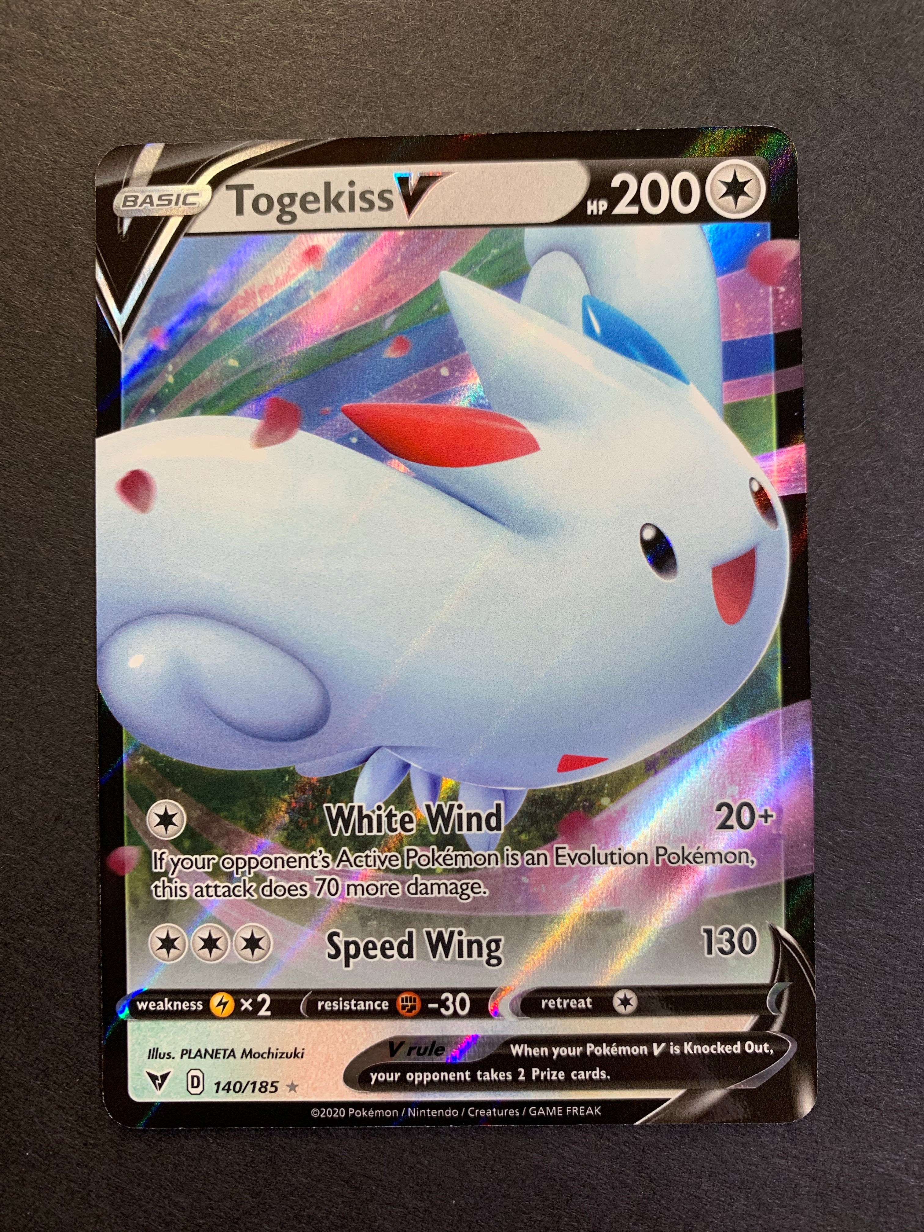 Togekiss V - 140/185 Ultra Rare - Vivid Voltage JAB Games13 Togekiss V - 140/185 Ultra Rare - Vivid Voltage JAB Games13