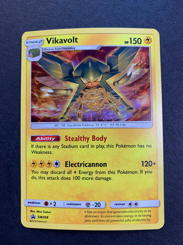 Vikavolt - SM208 Holo Rare Promo