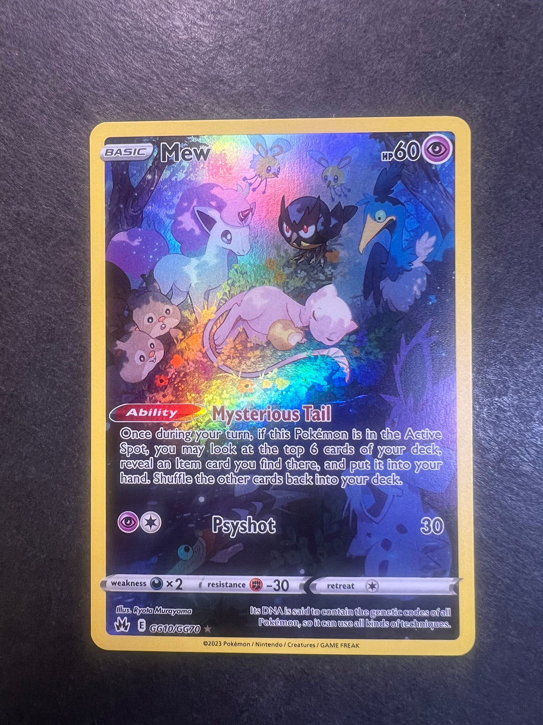 Mew - GG10/GG70 Holo Ultra Rare - Crown Zenith JAB Games13 Mew - GG10/GG70 Holo Ultra Rare - Crown Zenith JAB Games13