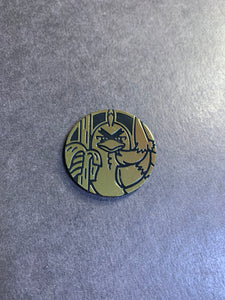 Official Galarian Sir Fetch’d Pokemon Coin - Green