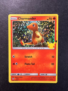 Charmander - 9/25 Holo Rare - 2021 Pokemon McDonalds Anniversary Promo Charmander - 9/25 Holo Rare - 2021 Pokemon McDonalds Anniversary Promo