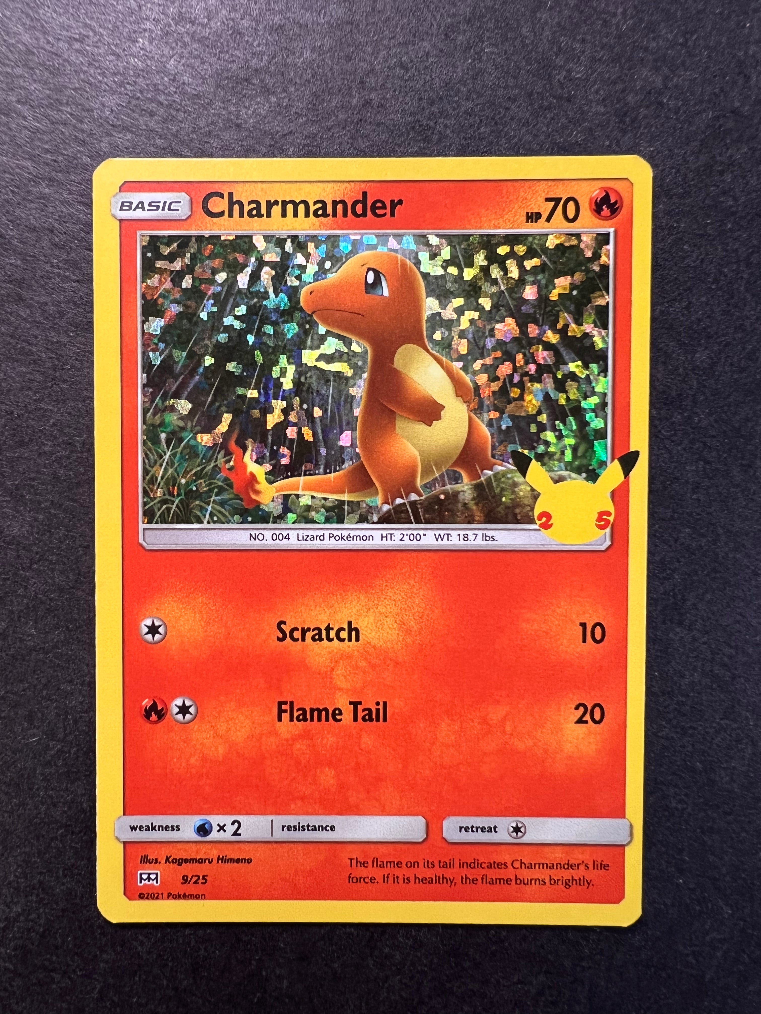 mcdonald's charmander pokemon card Charmander - 9/25 Holo Rare