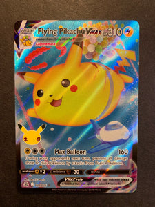 Flying Pikachu VMax - 007/025 Full Art Ultra Rare - Celebrations JAB Games13 Flying Pikachu VMax - 007/025 Full Art Ultra Rare - Celebrations JAB Games13
