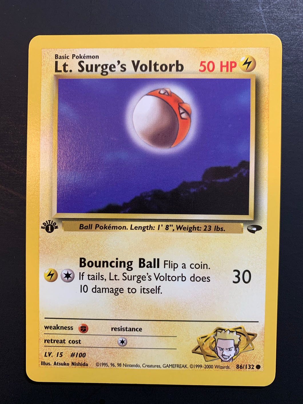 Lt. Surge’s Voltorb 1st Edition - 86/132 Gym Challenge