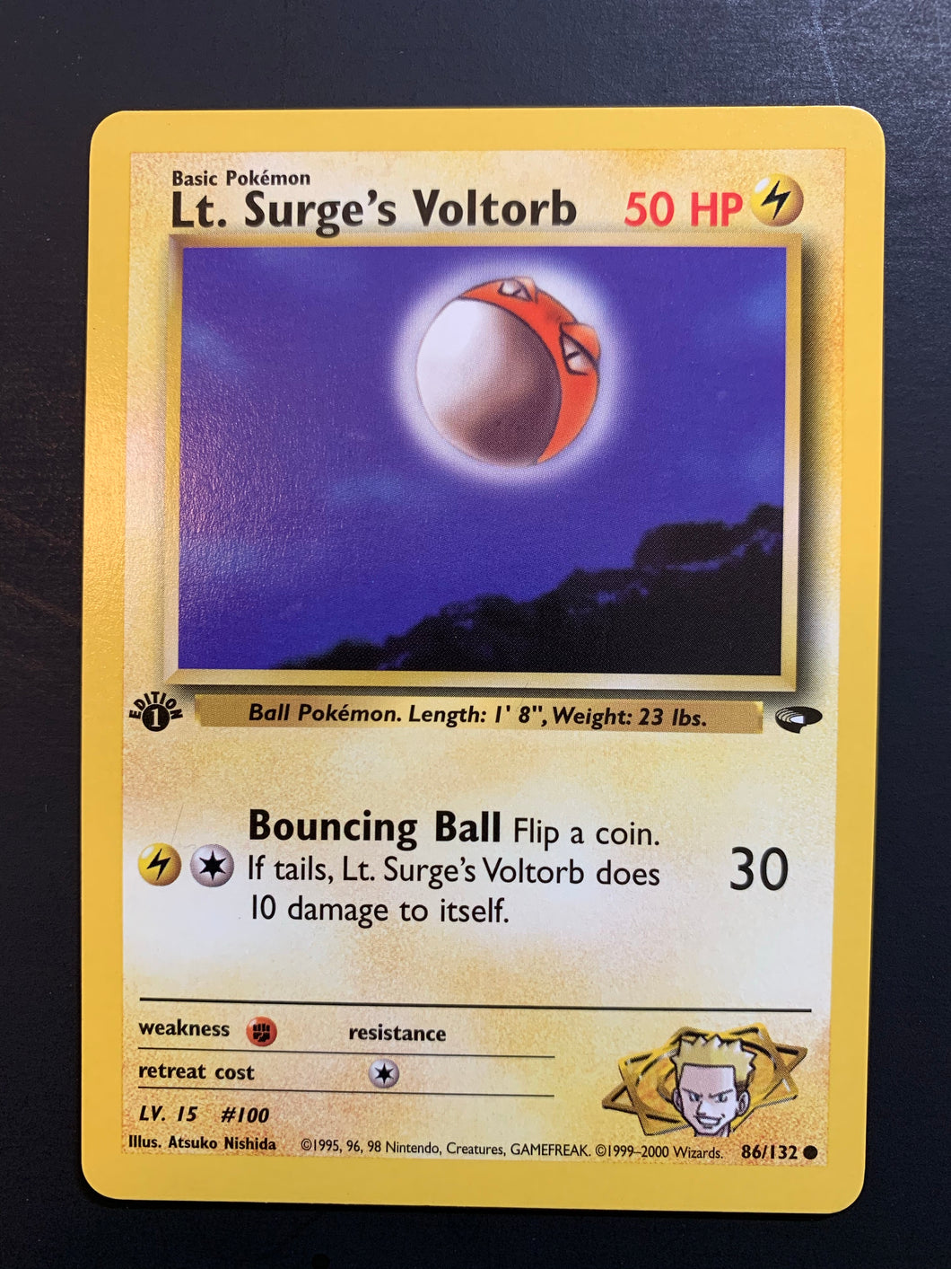 1995 voltorb pokemon card value 1995 Voltorb "Monster Ball" Base Set Pokemon Card