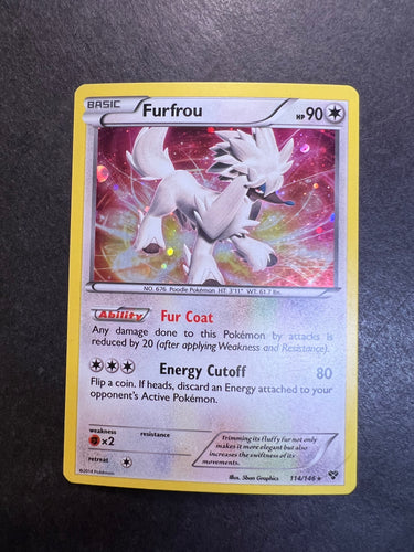 Furfrou - 114/146 Cosmos Holo Rare Promo - XY Base Set