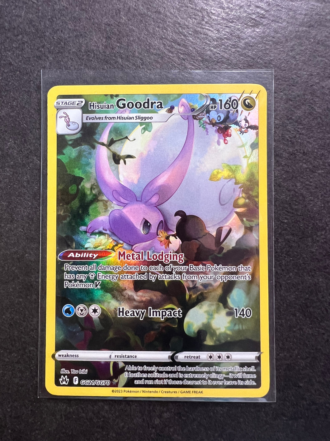 Hisuian Goodra - GG21/GG70 Holo Ultra Rare - Crown Zenith JAB Games13 Hisuian Goodra - GG21/GG70 Holo Ultra Rare - Crown Zenith JAB Games13