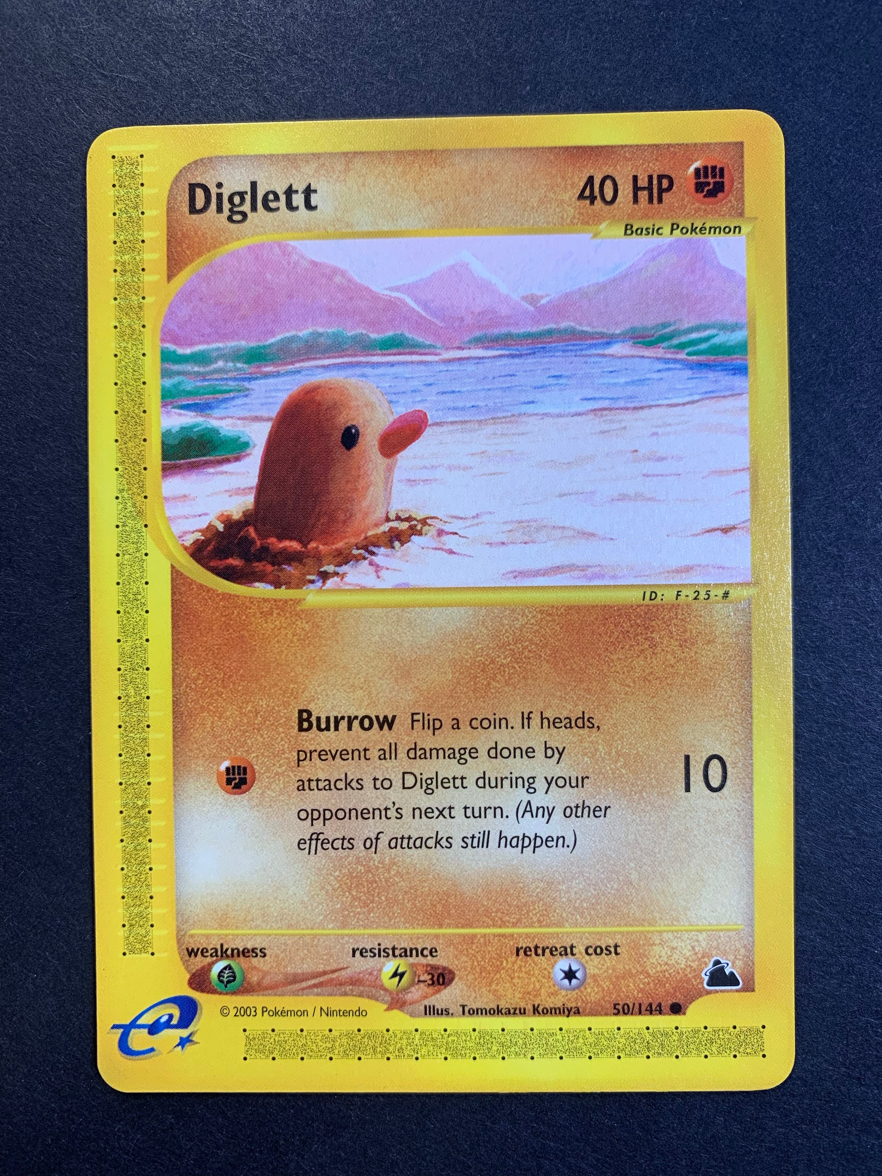 Diglett - 50/144 Non-Holo - Skyridge JAB Games13 Diglett - 50/144 Non-Holo - Skyridge JAB Games13