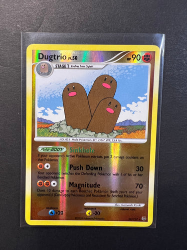 Dugtrio - 24/127 Reverse Holo Rare - Platinum Base Set