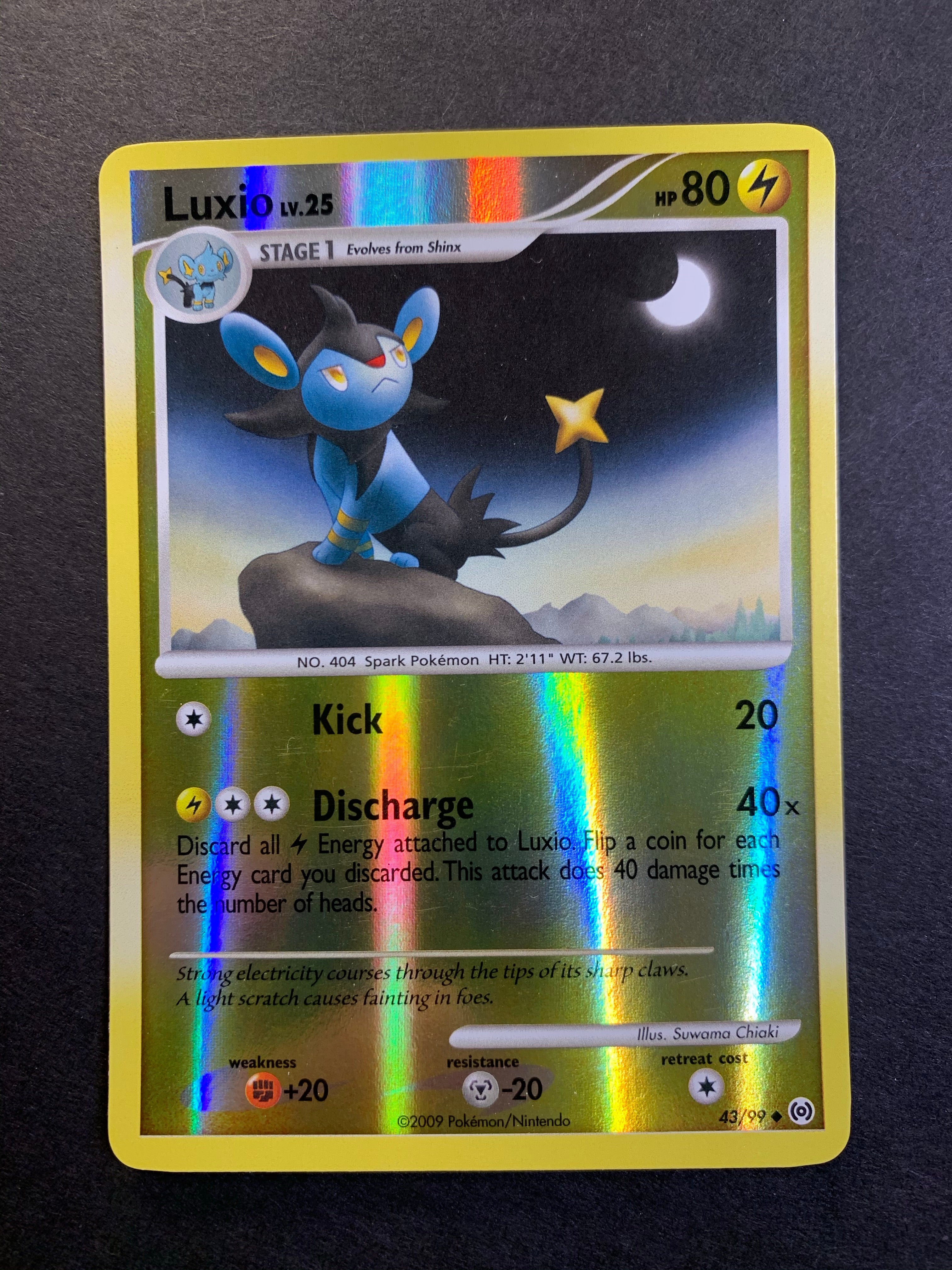 Luxio - 43/99 Reverse Holo JAB Games13 Luxio - 43/99 Reverse Holo JAB Games13