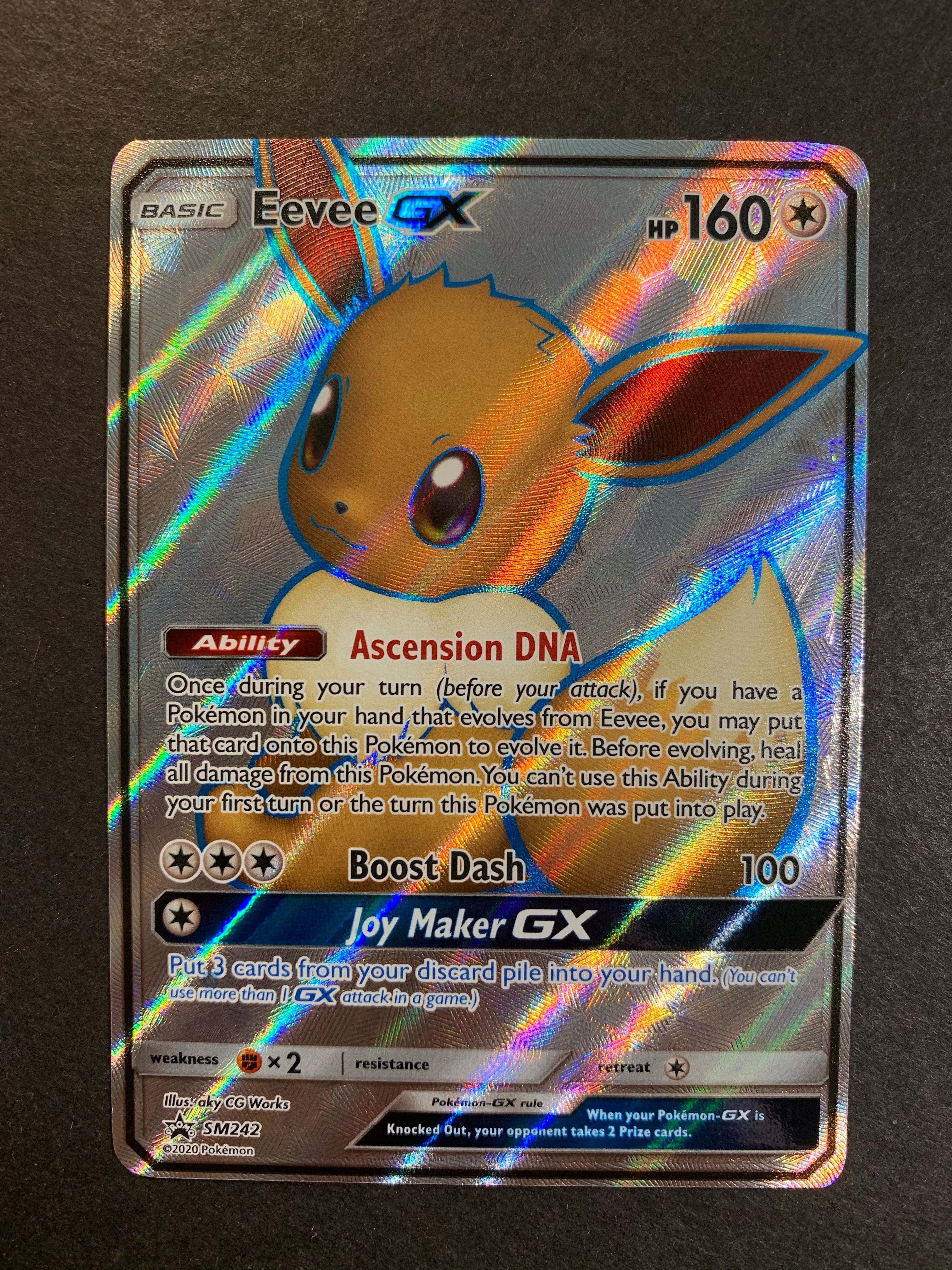 Eevee GX - SM242 Full Art Ultra Rare Promo - Pokemon JAB Games13 Eevee GX - SM242 Full Art Ultra Rare Promo - Pokemon JAB Games13