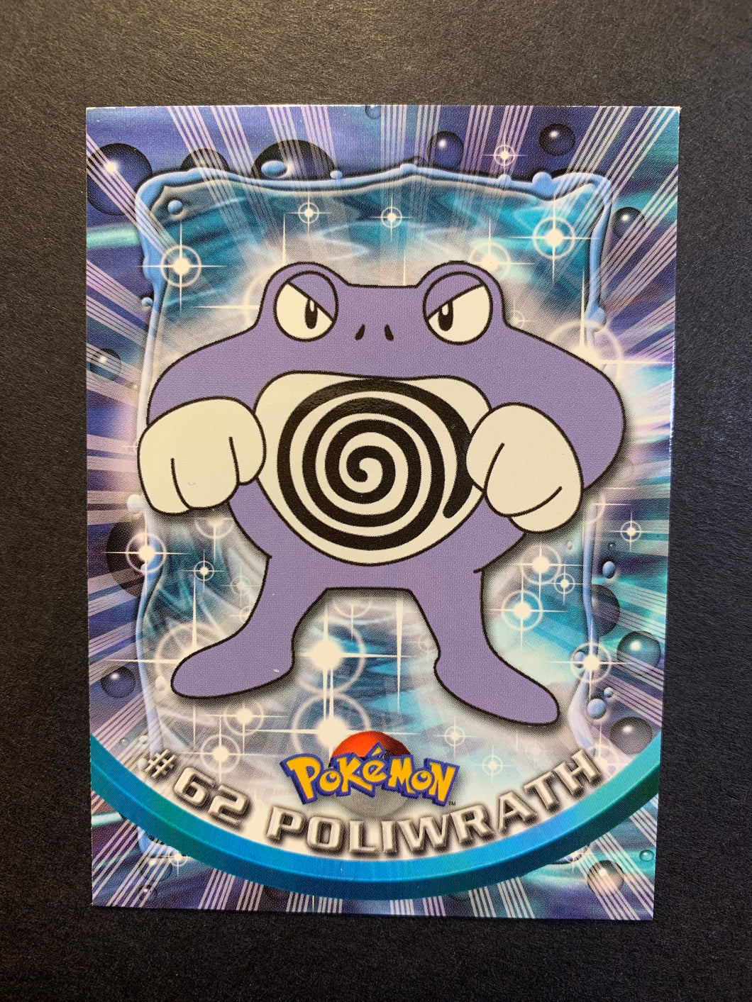 Poliwrath #62 - Pokemon Topps TV Animation Edition