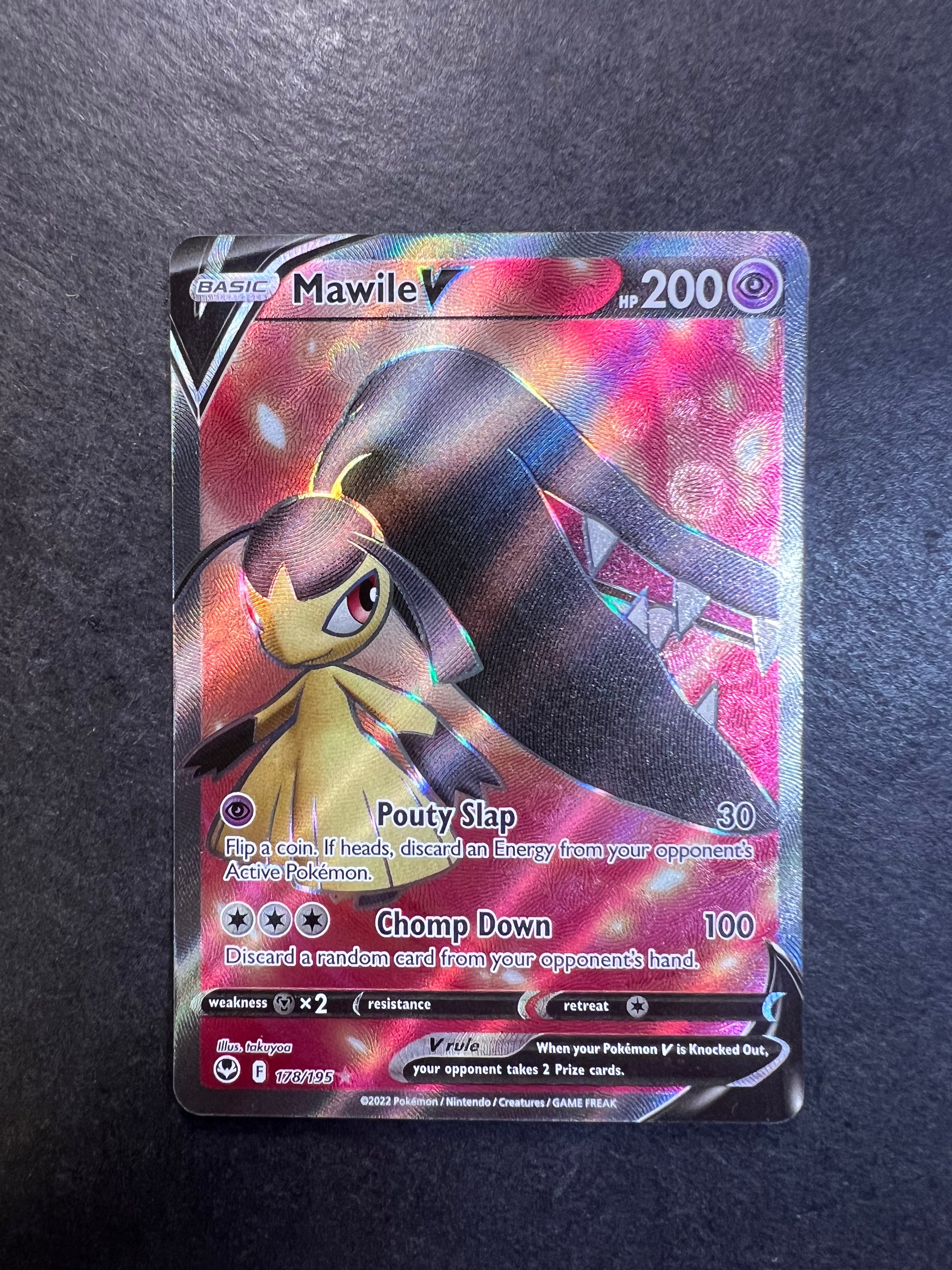 Mawile V - 178/195 Full Art Ultra Rare - Silver Tempest