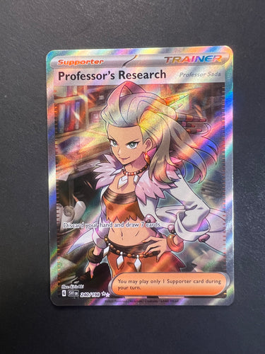 Professor’s Research - 240/198 Full Art Ultra Rare Trainer - Scarlet & Violet