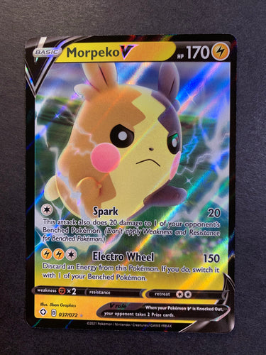 Morpeko V - 037/072 Ultra Rare - Shining Fates