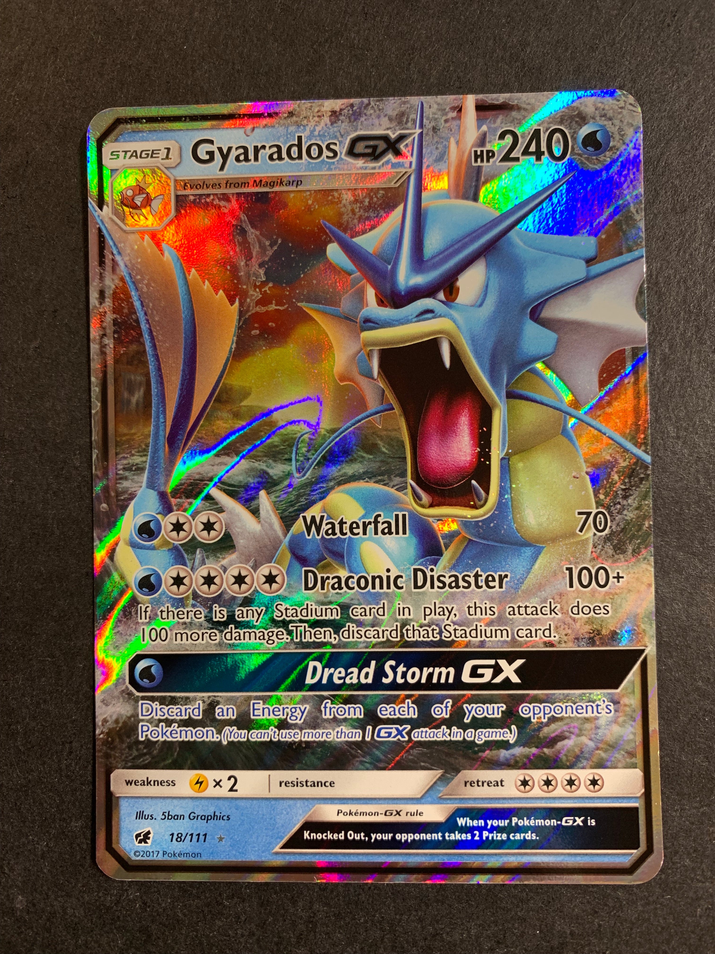 gyarados gx pokemon card Gyarados GX - 18/111 Ultra Rare