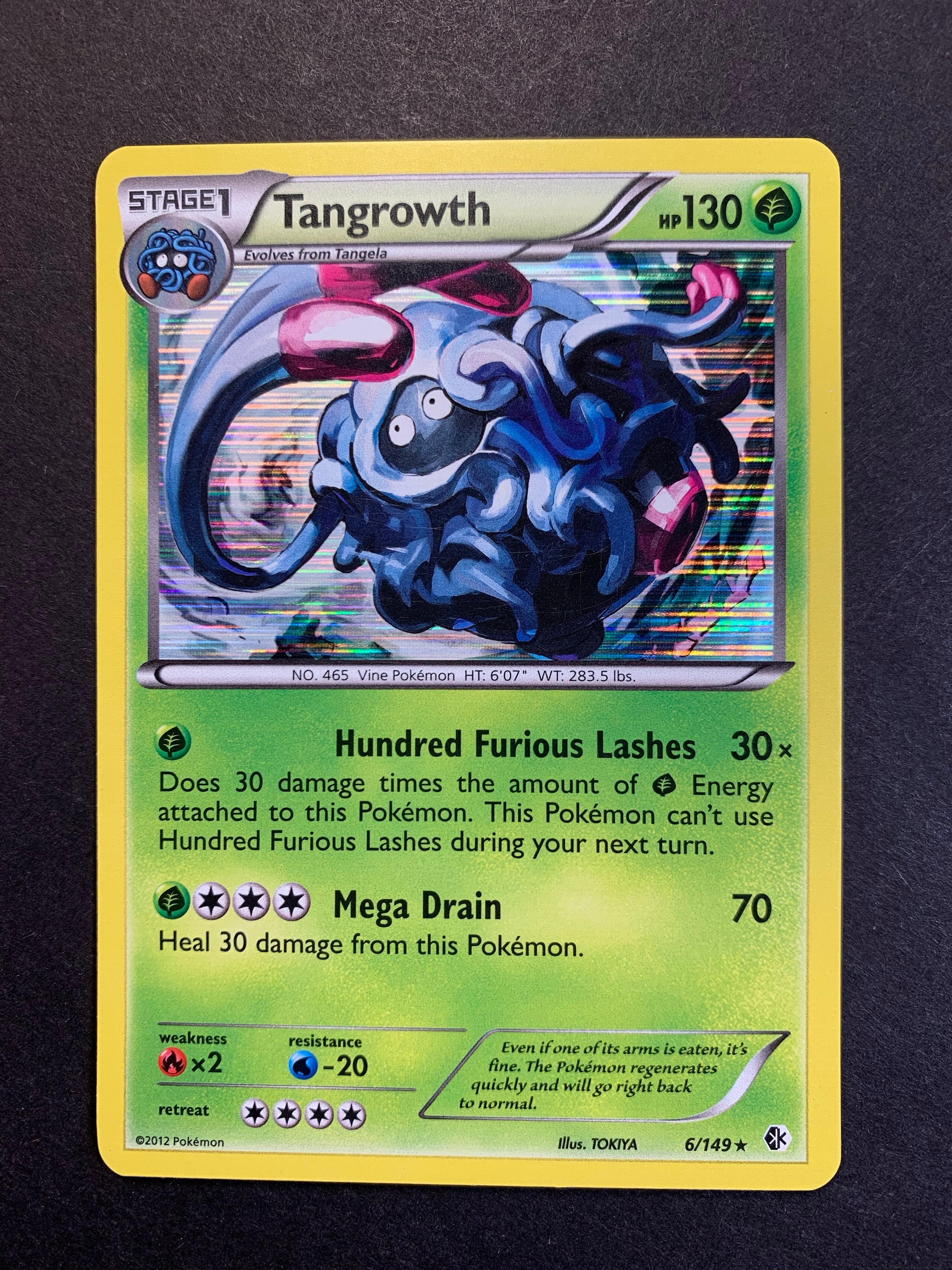 Tangrowth - 6/149 Holo Rare JAB Games13 Tangrowth - 6/149 Holo Rare JAB Games13