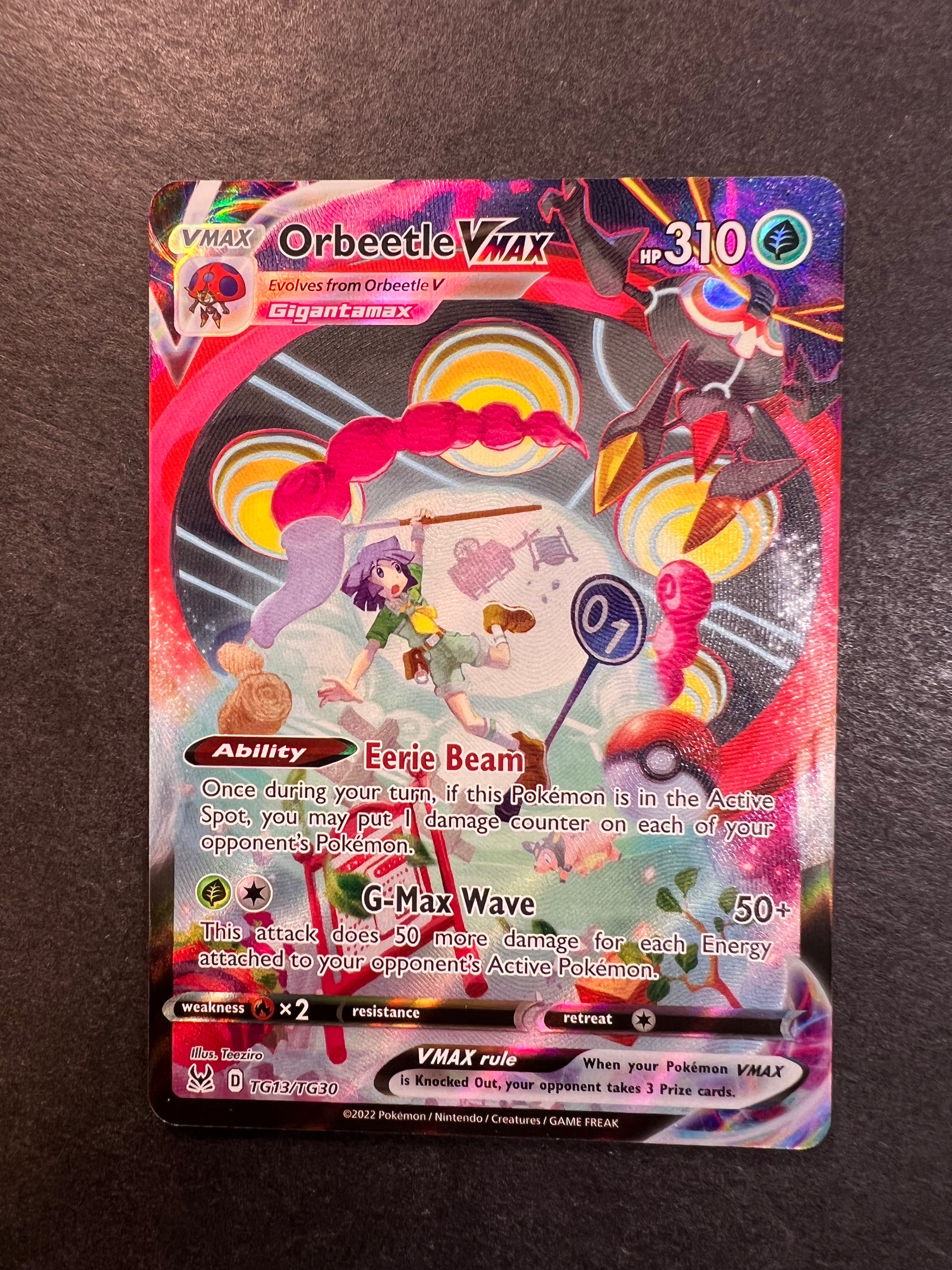 Orbeetle VMax - TG13/TG30 Full Art Ultra Rare - Lost Origin JAB Games13 Orbeetle VMax - TG13/TG30 Full Art Ultra Rare - Lost Origin JAB Games13