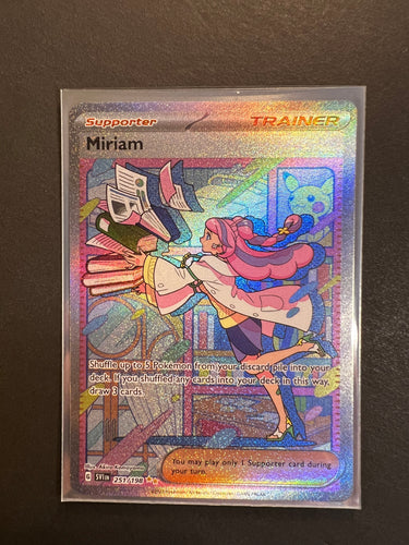 Miriam - 251/198 Full Art Ultra Rare Trainer - Scarlet & Violet